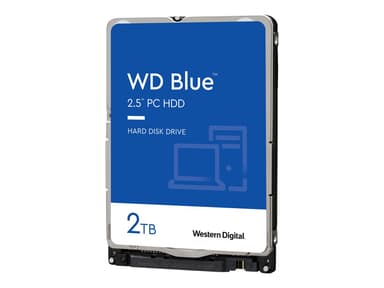 WD Blue 2TB 7MM 2.5" 5400r/min SATA 6.0 Gbit/s HDD