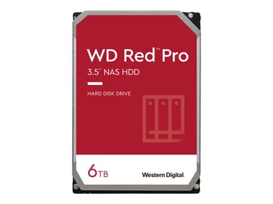 WD Red Pro 6TB 3.5" 7200r/min SATA 6.0 Gbit/s HDD