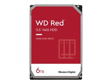 WD Red SOHO NAS 6Tt 3.5" 5400kierrosta/min Serial ATA-600