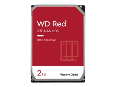 WD Red NAS 2Tt 3.5" 5,400kierrosta/min Serial ATA-600 