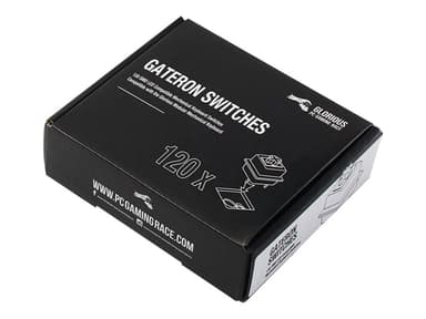 Glorious Gateron Black 120-pack Tastatursvitsj 
