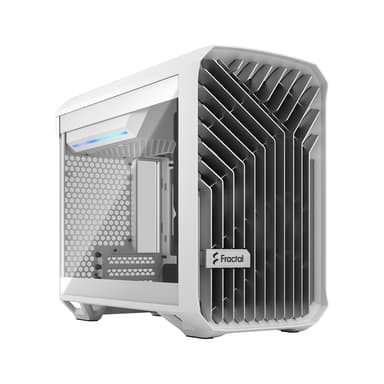 Fractal Design Torrent Nano White Clear Glass Hvid