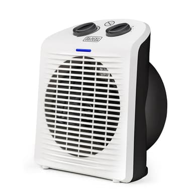 Black & Decker Värmefläkt 2000W IP21 Vit 
