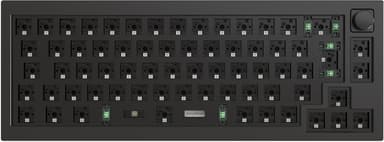 Keychron Q2 Knob Barebone Carbon Black Kabelansluten Nordisk Svart 