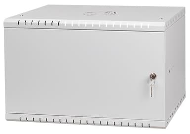 Direktronik Väggrack 19" 6U 35CM Metalldörr 
