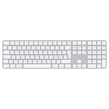 Apple Magic Keyboard with Touch ID and Numeric Keypad Trådløs Dansk Tastatur