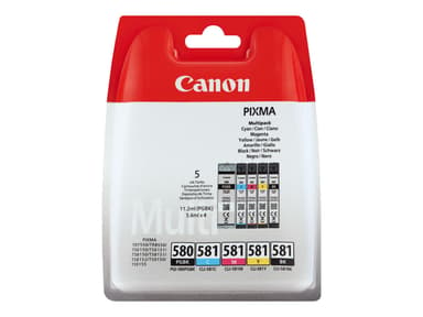 Canon Muste, multipack PGI-580/CLI581 (BK/C/M/Y) 