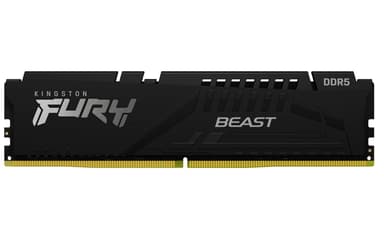 Kingston Fury Beast 8Gb Ddr5 5200Mhz Cl40 Black 8GB 5,200MHz CL40 DDR5 SDRAM DIMM 288-pin 