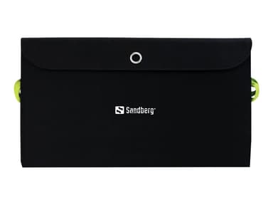 Sandberg Aurinkokennolaturi 21 W 2 x USB + USB-C 10000mAh Musta