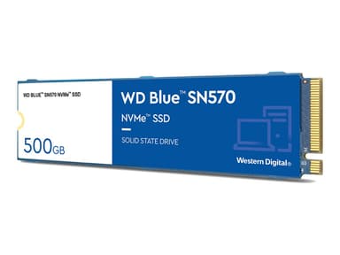 WD Blue SN570 SSD-levy 500GB M.2 2280 PCI Express 3.0 x4 (NVMe)