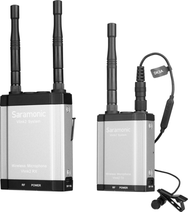 Saramonic Vlink2 Kit1, 2.4Ghz Two Way-communication Wireless 