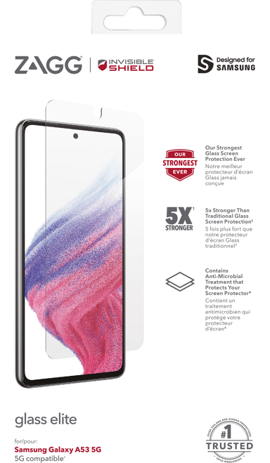 Zagg Invisibleshield Glass Elite Samsung Galaxy A53 5G 