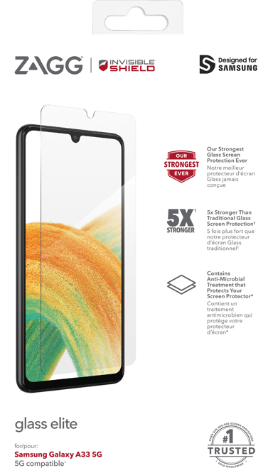 Zagg Invisibleshield Glass Elite Samsung Galaxy A33 5G