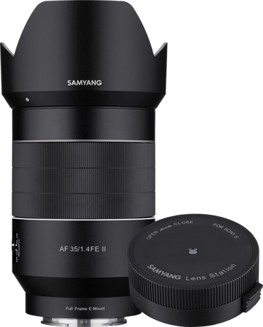 Samyang AF 35Mm F/1.4 Sony Fe Ii With Lens Station 
