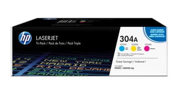 HP Toner Kit 304A (C/Y/M) 2.8K - CF372AM 