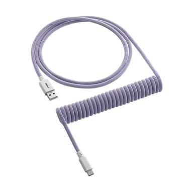 CableMod Classic Coiled Cable - Rum Raisin 1.5m 24 pin USB-C Hane 4-stifts USB typ A Hane 