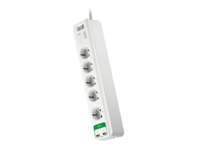APC SurgeArrest Essential 10A Extern 5st Ström CEE 7/7 Vit Vit 