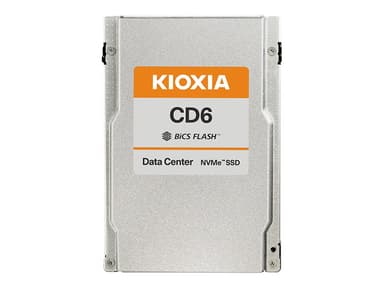 Kioxia CD6-V Series KCD61VUL6T40 SSD-levy 6400GB 2.5" PCI Express 4.0 (NVMe)