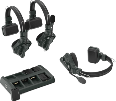 Hollyland Solidcom C1 Wireless Intercom System with 3 headsets 