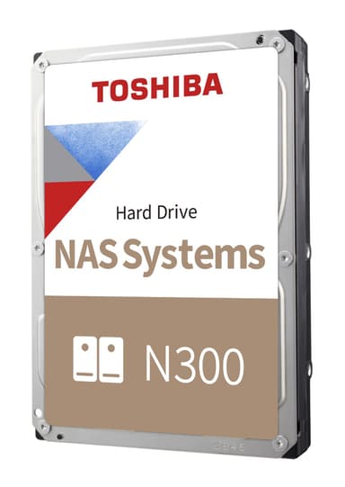 Toshiba N300 NAS 8Tt 3.5" 7,200kierrosta/min Serial ATA-600