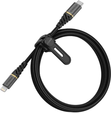Otterbox Premium USB-C to Lightning cable 1m Musta