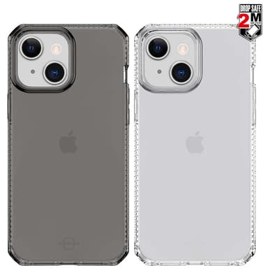 Cirafon Nano Clear Duo Tansparant/grey iPhone 12 Mini iPhone 13 Mini Genomskinligt svart Klar transparent 