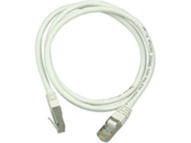 Deltaco Kytkentäkaapeli RJ-45 RJ-45 CAT 6 1m Valkoinen