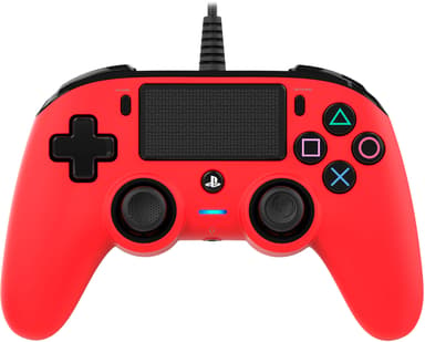Nacon NACON PS4OFCPADRED peliohjain Punainen USB Pad-ohjain Analoginen/Digitaalinen PC, PlayStation 4 