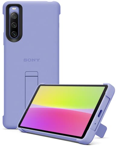 Sony Stand Back Cover Sony Xperia 10 IV Violetti 