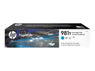 HP Blekk Cyan 981Y 16K - PW 556DN/556XH 