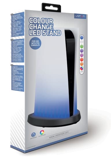 Venom Color Change LED Stand PS5 Svart