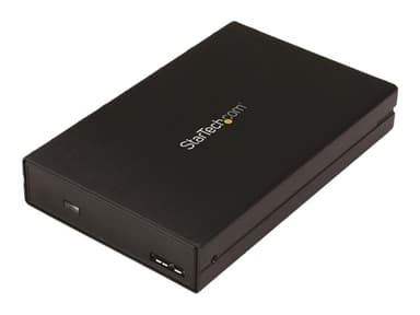 Startech .com Schijf behuizing voor 2.5" SATA SSD /HDD 2.5" USB 3.1 (Gen 2) Zwart Zwart 