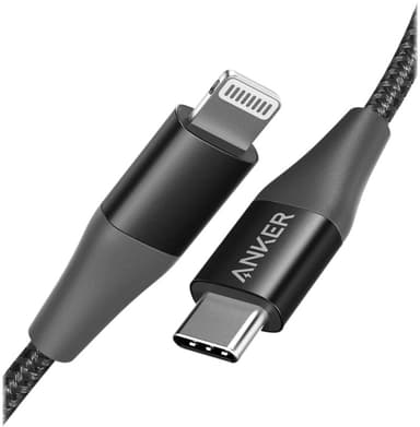 Anker Powerline+ II USB-C To Lightning 0.9m Musta 