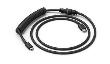 Glorious Coil Cable - Phantom Black 1.37m 24 pin USB-C Hane 4-stifts USB typ A Hane 