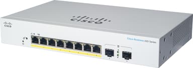 Cisco CBS220 8G 2SFP PoE 67W Smart Switch - (Löytötuote luokka 2) 