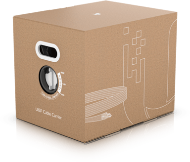 Ubiquiti Bulkkabel UISP Cable Carrier CAT 5e Skjermet tvunnet parkabel (STP) Svart 305m