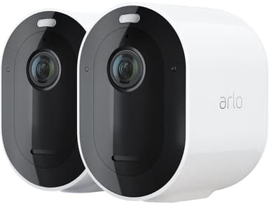 Arlo Pro 4 draadloze beveiligingscamera wit, 2-pack 