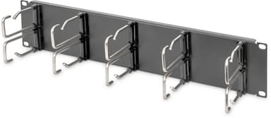 Digitus Cable Management Panel for rack 2U 19" Black 19" 