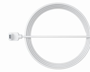 Arlo Essential Outdoor USB Cable White 7.6m Micro-USB B Valkoinen