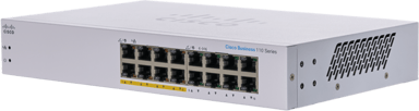 Cisco CBS110 16-Port PoE 64W Desktop Switch 