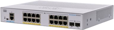 Cisco CBS350 16G 2SFP PoE 120W Ext PSU Managed Switch 