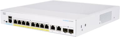 Cisco CBS350 8G 2SFP PoE 120W Managed Switch 
