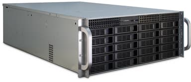 Inter-Tech IPC 4U-4420 4U Storage Chassi Musta