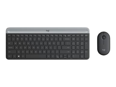 Logitech Slim Wireless Combo MK470 Nordisk Tastatur og mus-sæt