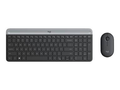 Logitech Slim Wireless Combo MK470 Nordiska länderna Sats med tangentbord och mus