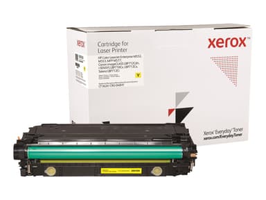 Xerox Everyday V�rikasetti Vaihtoehtona HP Keltainen 508X (CF362X) HC 