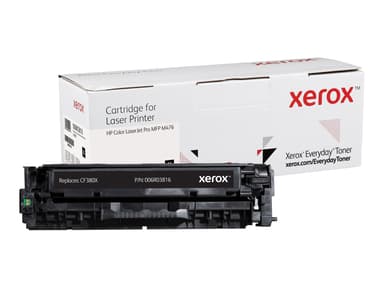 Xerox Musta riittoisa Everyday HP Toner 312X (CF380X) -värikasetti 
