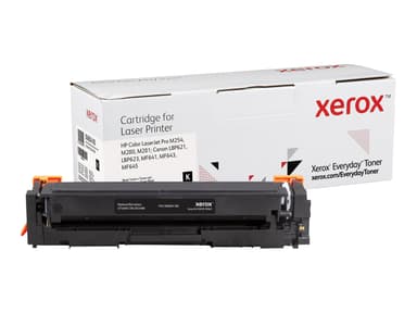 Xerox Musta riittoisa Everyday HP Toner 203X (CF540X) -värikasetti 