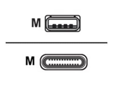Honeywell Cable USB A/M - Type C 1.2m 1.2m USB A USB C Musta