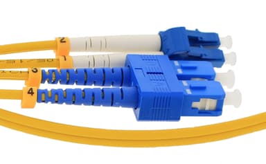 Direktronik Fiberoptisk kabel LC/UPC SC/UPC OS2 10m